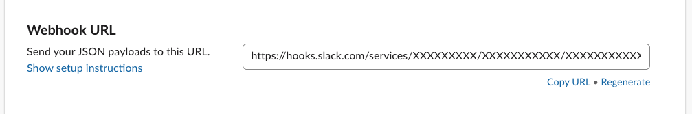 通知先のURL確認